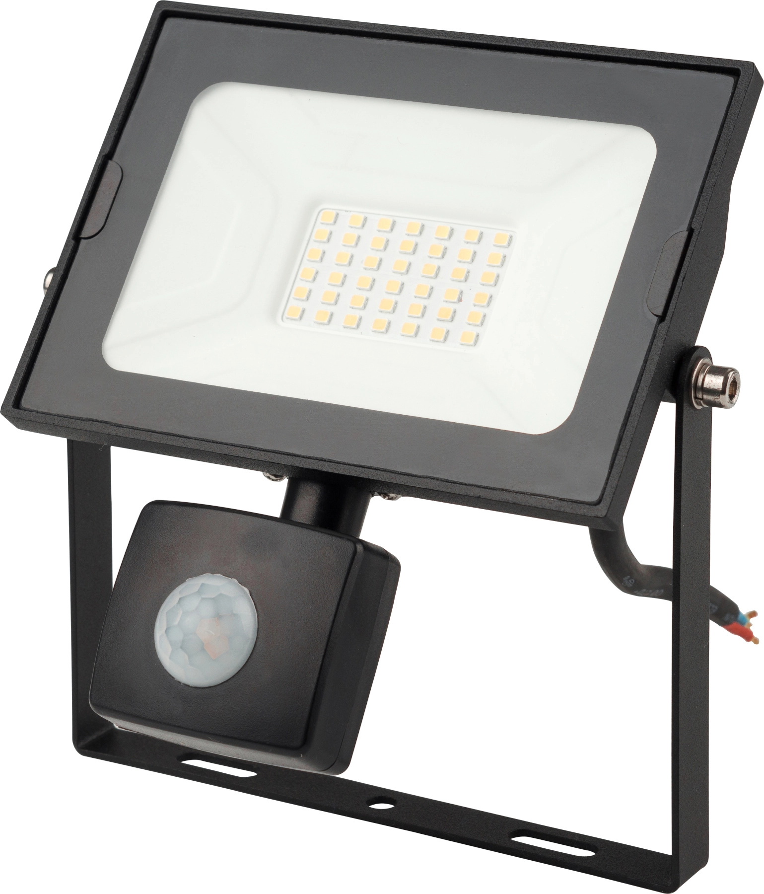 PROŽEKTORIUS LED SU JUDESIO DAVIKLIU 30W 3600LM 4000K IP44 JUODOS SPALVOS SPECTRUM LIGHT