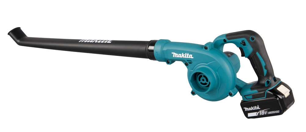 Lengvas Makita DUB186ZX1 pūstuvas su pūtimo antgaliais