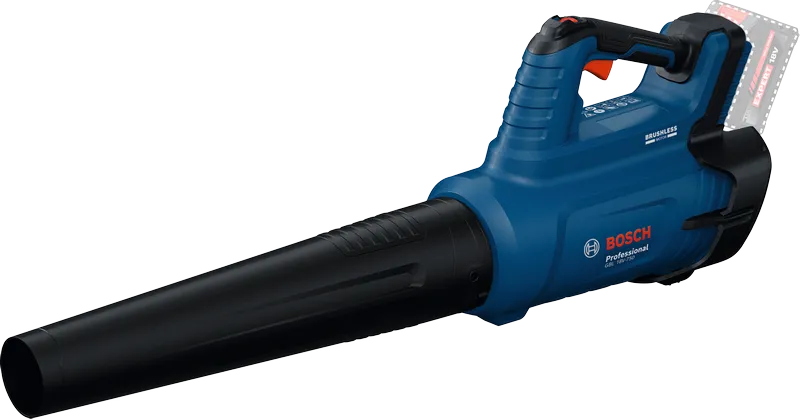 BOSCH GBL 18V-750 Professional akumuliatorinis lapų pūstuvas su BITURBO varikliu