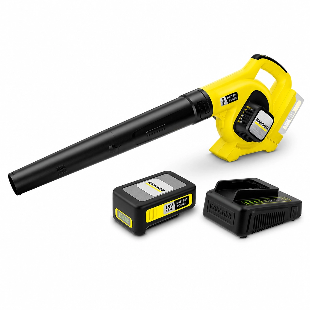 PŪSTUVAS LAPŲ AKUMULIATORINIS KARCHER LBL 2 BATTERY + AKUMULIATORIAUS RINKINYS
