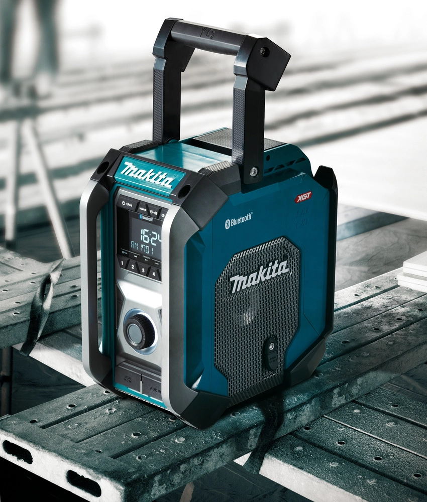 MAKITA MR006GZ radijas su elektros tinklo maitinimo adapteriu