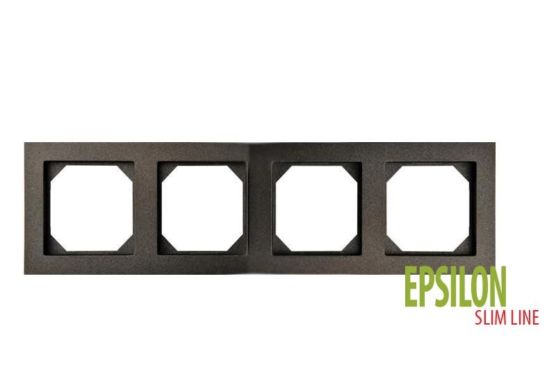 RĖMELIS KETURVIETIS LIREGUS EPSILON JUODA SPALVA K14-145-04.E/J