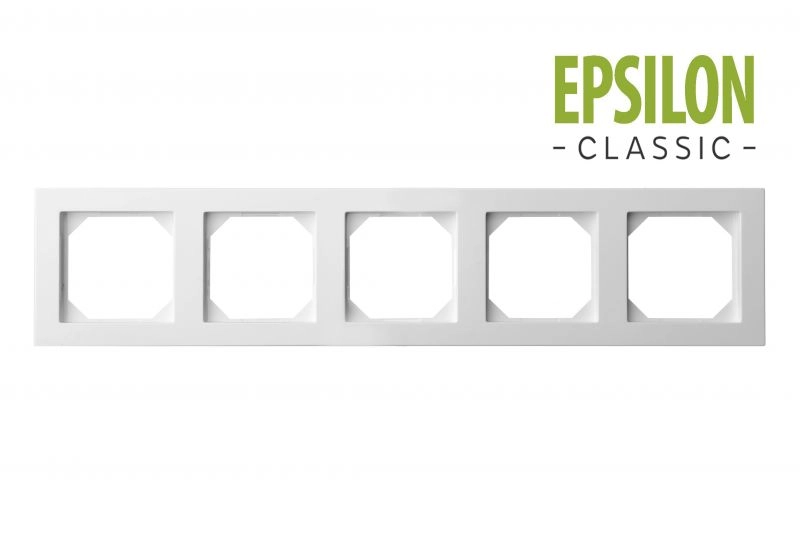 RĖMELIS PENKIAVIETIS LIREGUS EPSILON BALTA SPALVA K14-245-05.E/B