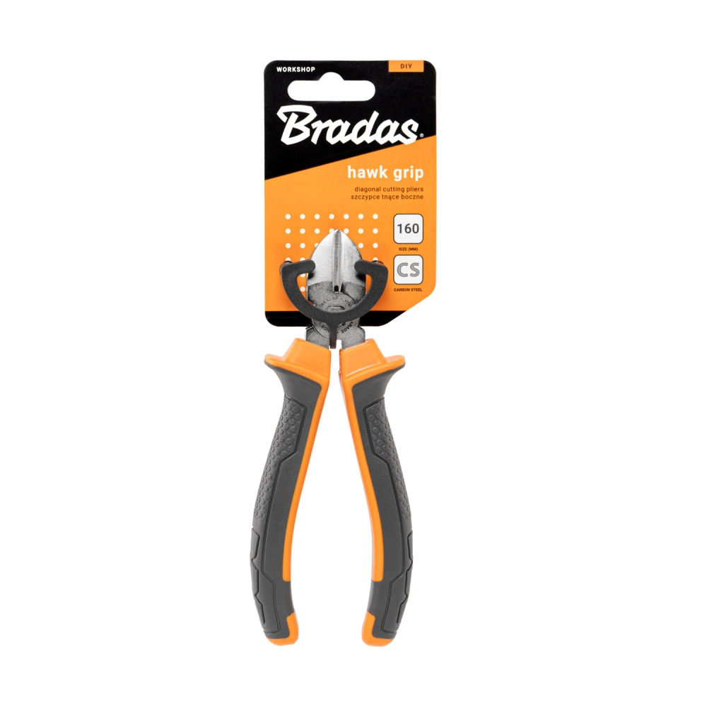 BRADAS 160MM replės su ergonomiška rankena elektrikams