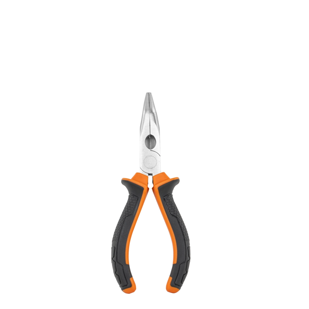 Smailianosės lenktos replės 160mm su ergonomiška rankena