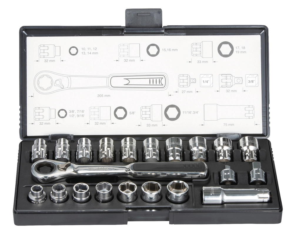 RINKINYS SUKIMO GALVUČIŲ MAKITA B-65604 21VNT