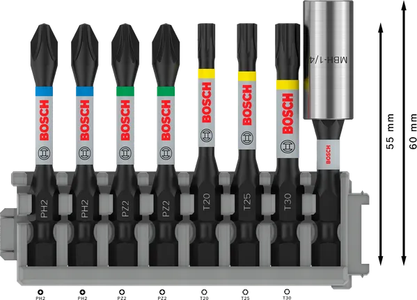 RINKINYS SUKIMO ANTGALIŲ BOSCH 2608522326 IMPACT CONTROL 8VNT