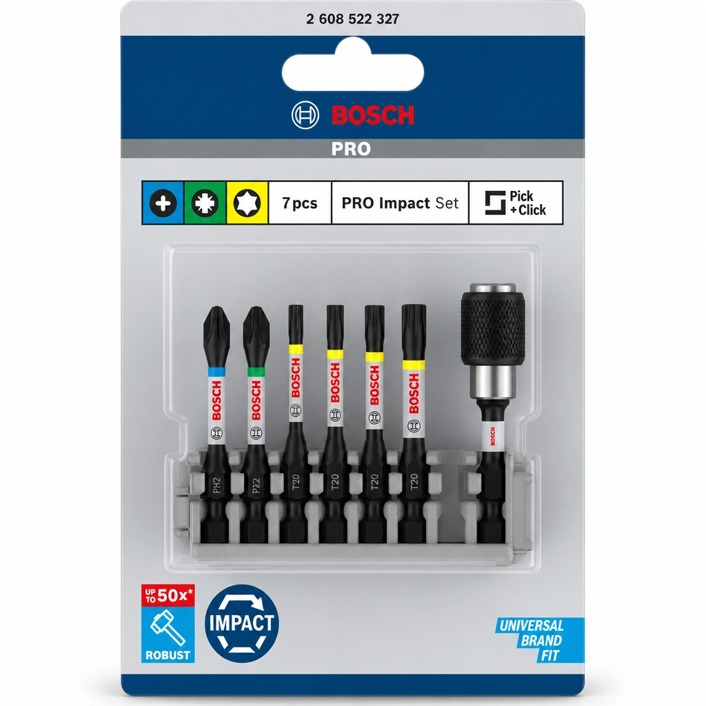 Profesionalūs BOSCH sukimo antgaliai PH2 PZ2 T15 T20 T25 T30 termiškai modifikuoto plieno