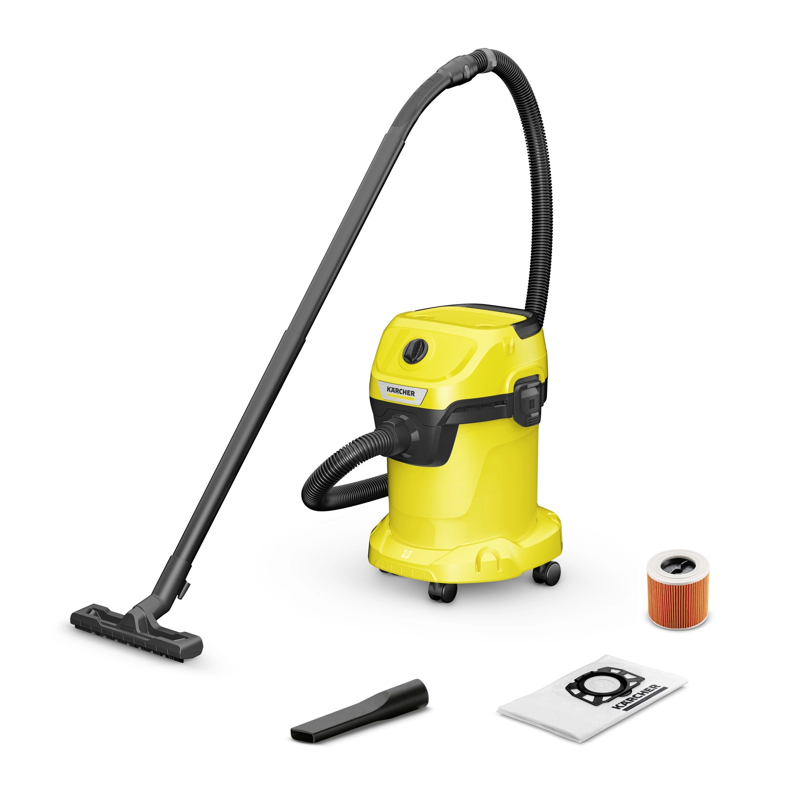 SIURBLYS DRĖGNO IR SAUSO VALYMO KARCHER WD 3 V-17/4/20 1.628-130.0