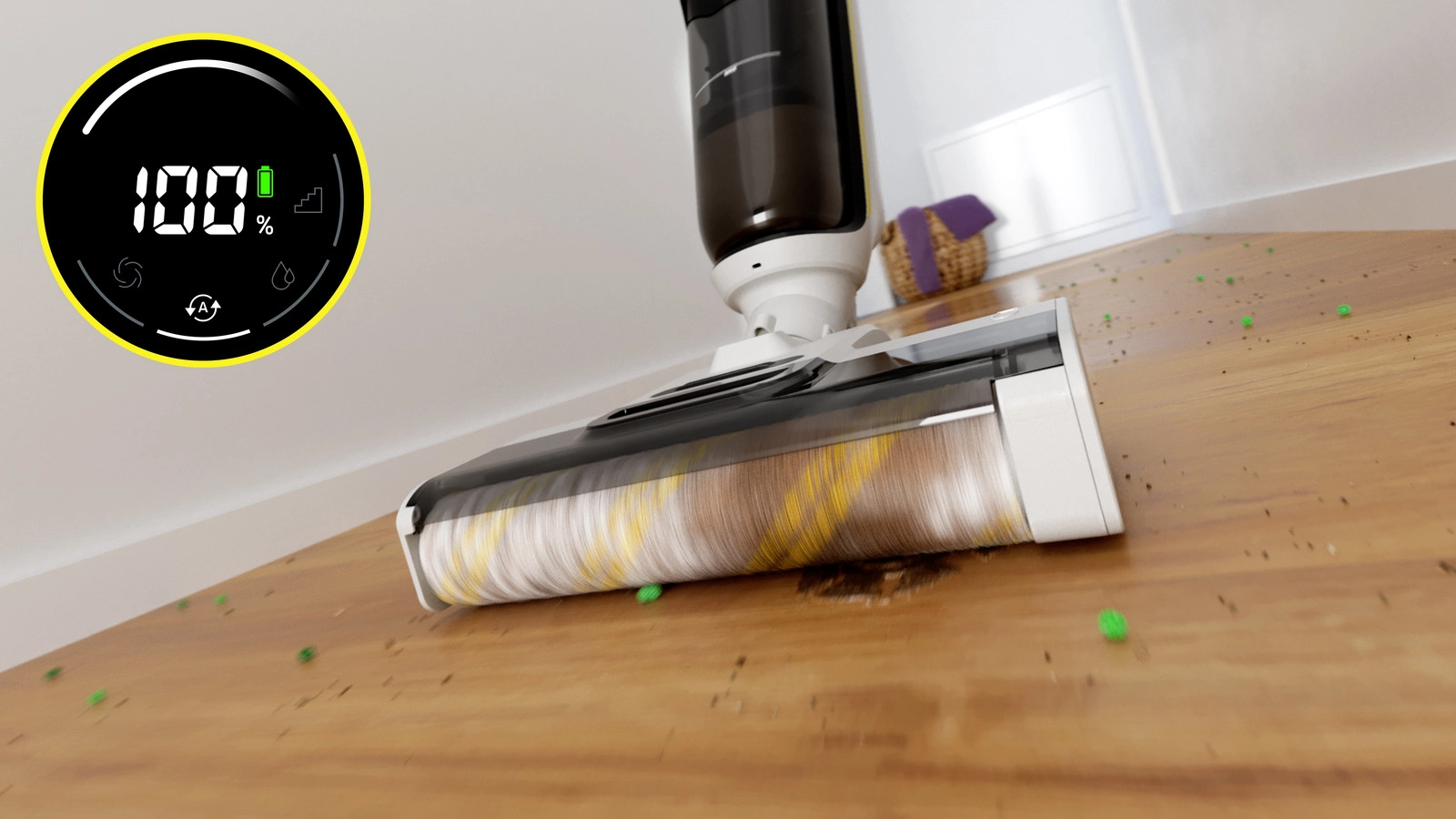 KARCHER FCV4 Dynamic Control purvo jutiklio sistema veikime