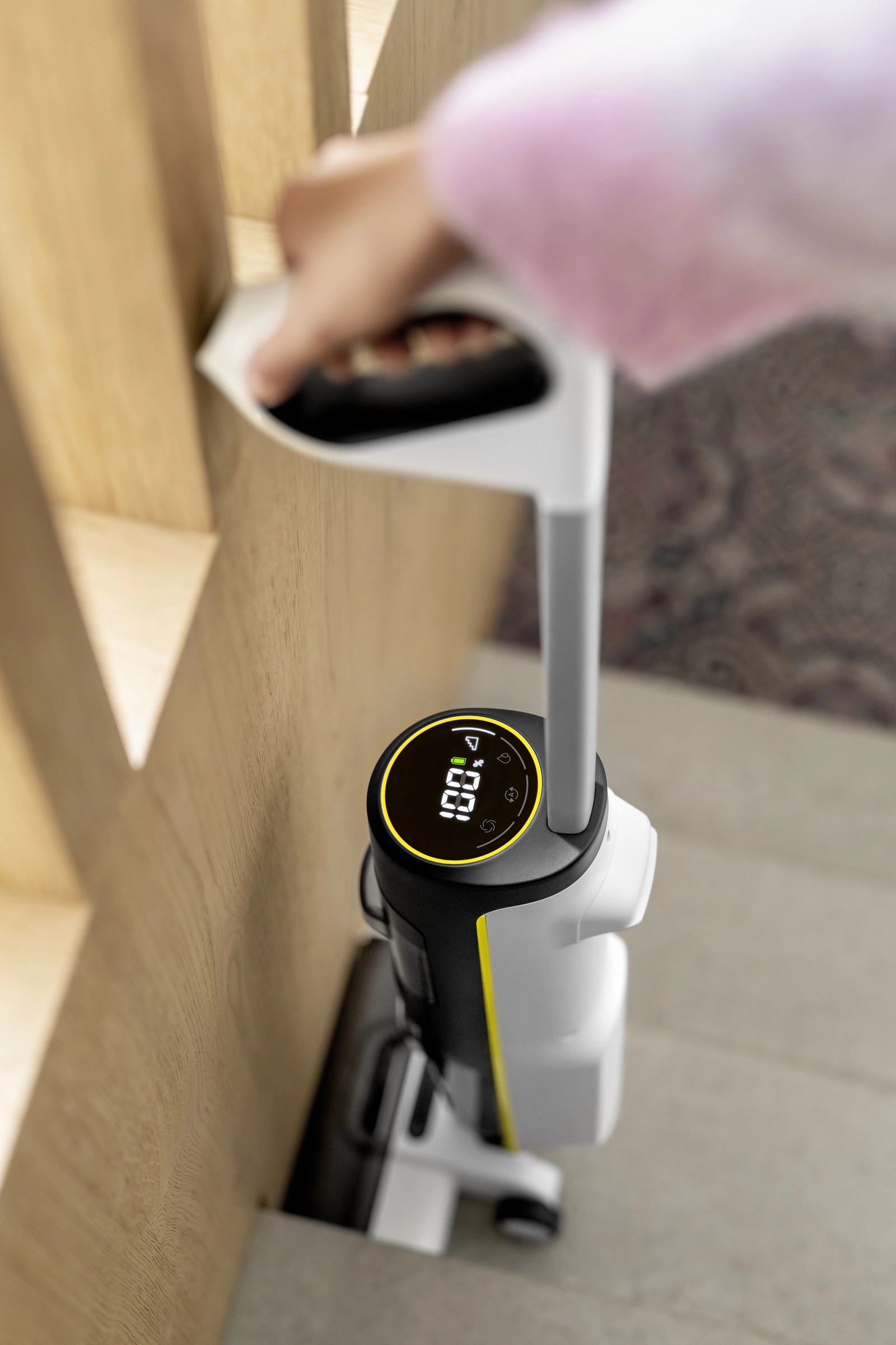 KARCHER FCV4 keturi valymo režimai - automatinis ir Stair Assist