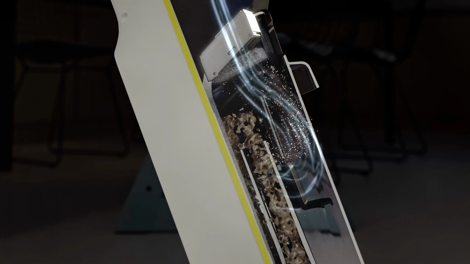 Grindų plovimo siurblys KARCHER FCV4 valo kilimą namuose