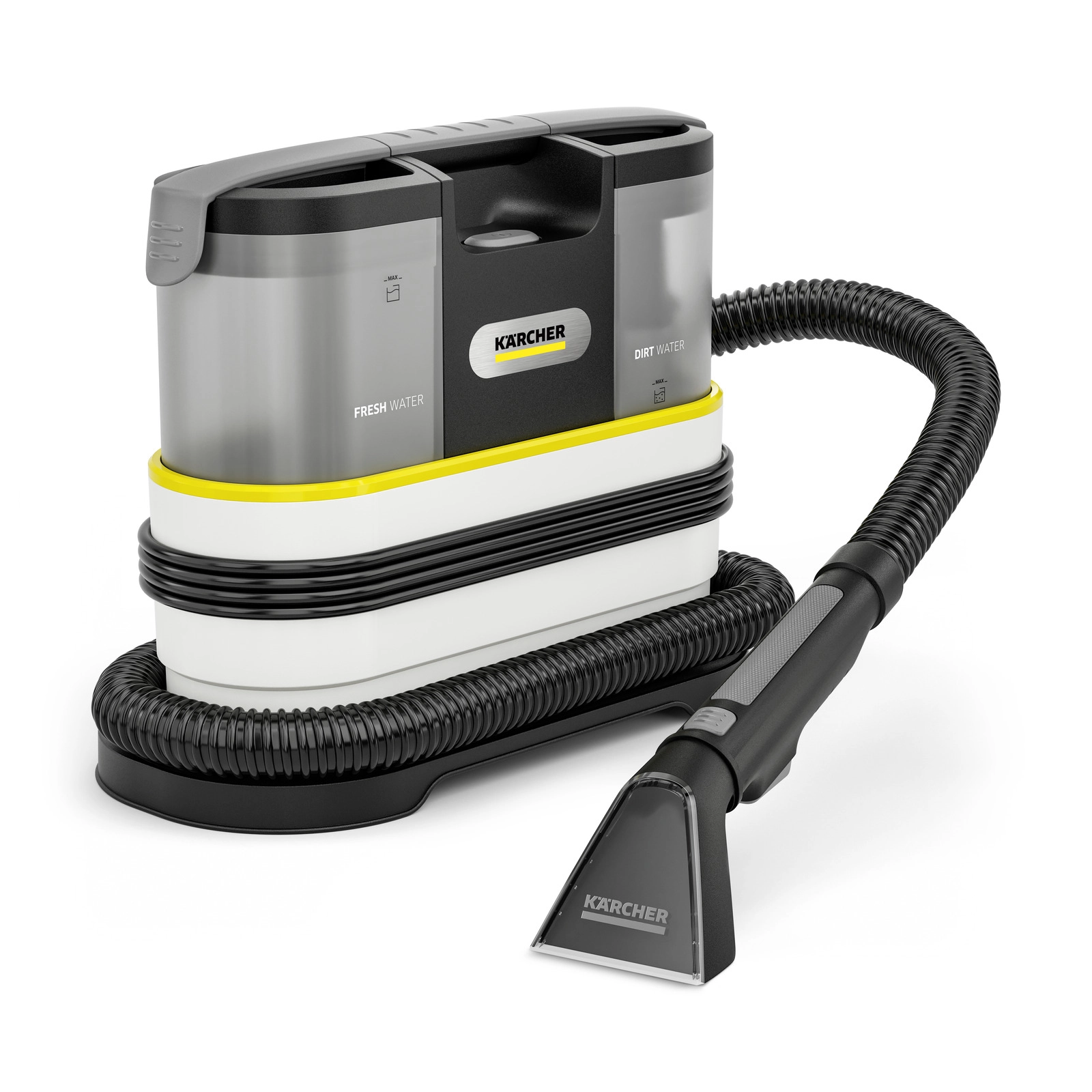 KARCHER SE 2 SPOT valymas maisto dėmių nuo sofos