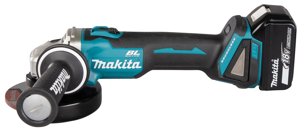 Kampinis šlifuoklis Makita DGA504 su ergonomine rankena