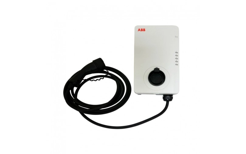 ABB Terra AC įkrovimo stotelė su 5 metrų Type 2 kabeliu