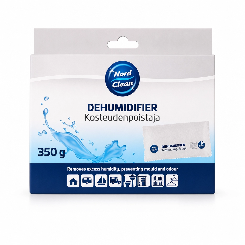 SUGĖRIKLIS DRĖGMĖS NORD CLEAN 350G