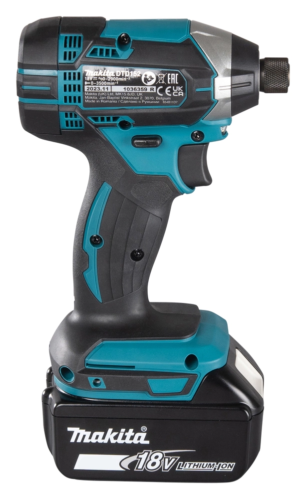 Profesionalus Makita DTD152Z suktuvas be akumuliatoriaus