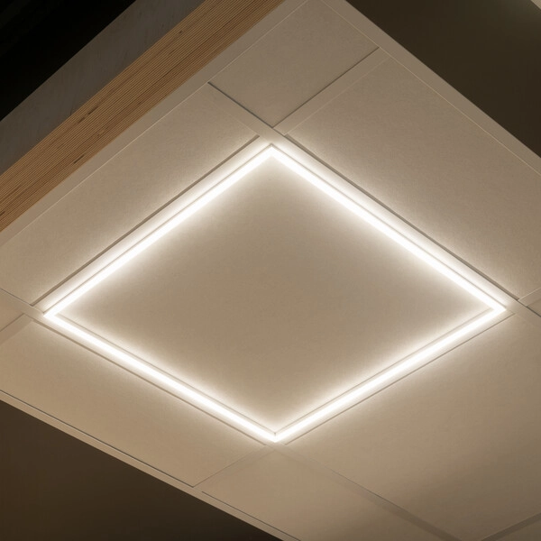 LED šviestuvas 60x60cm Armstrong luboms 3900 liumenų