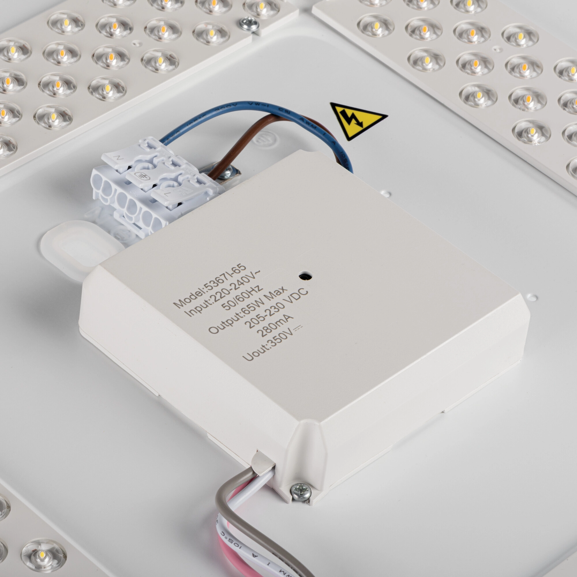 Energiją taupantis 65W LED lubinis šviestuvas