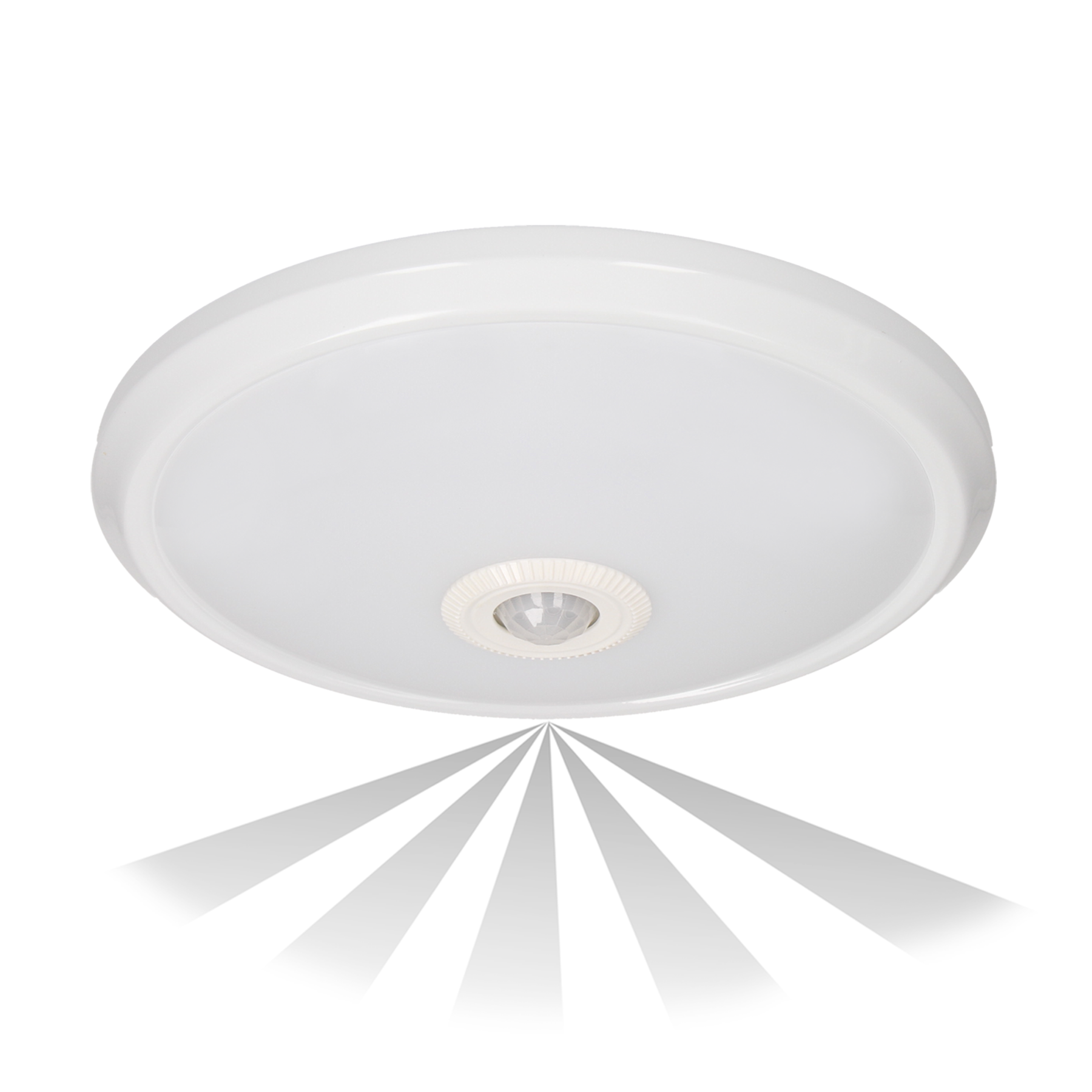 ŠVIESTUVAS LED SU JUDESIO DAVIKLIU 12W 850LM 4000K  D-290MM BALTOS SPALVOS