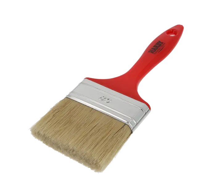 Plokščias 80MM teptukas HARDY 240 su šeriais