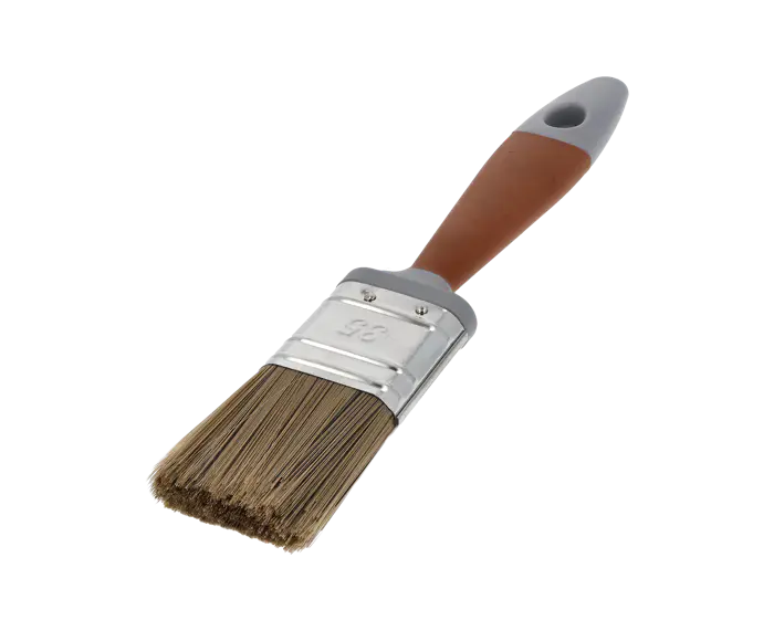 Profesionalus 35mm pločio dažymo teptukas HARDY 90 ergonomine 2K rankena
