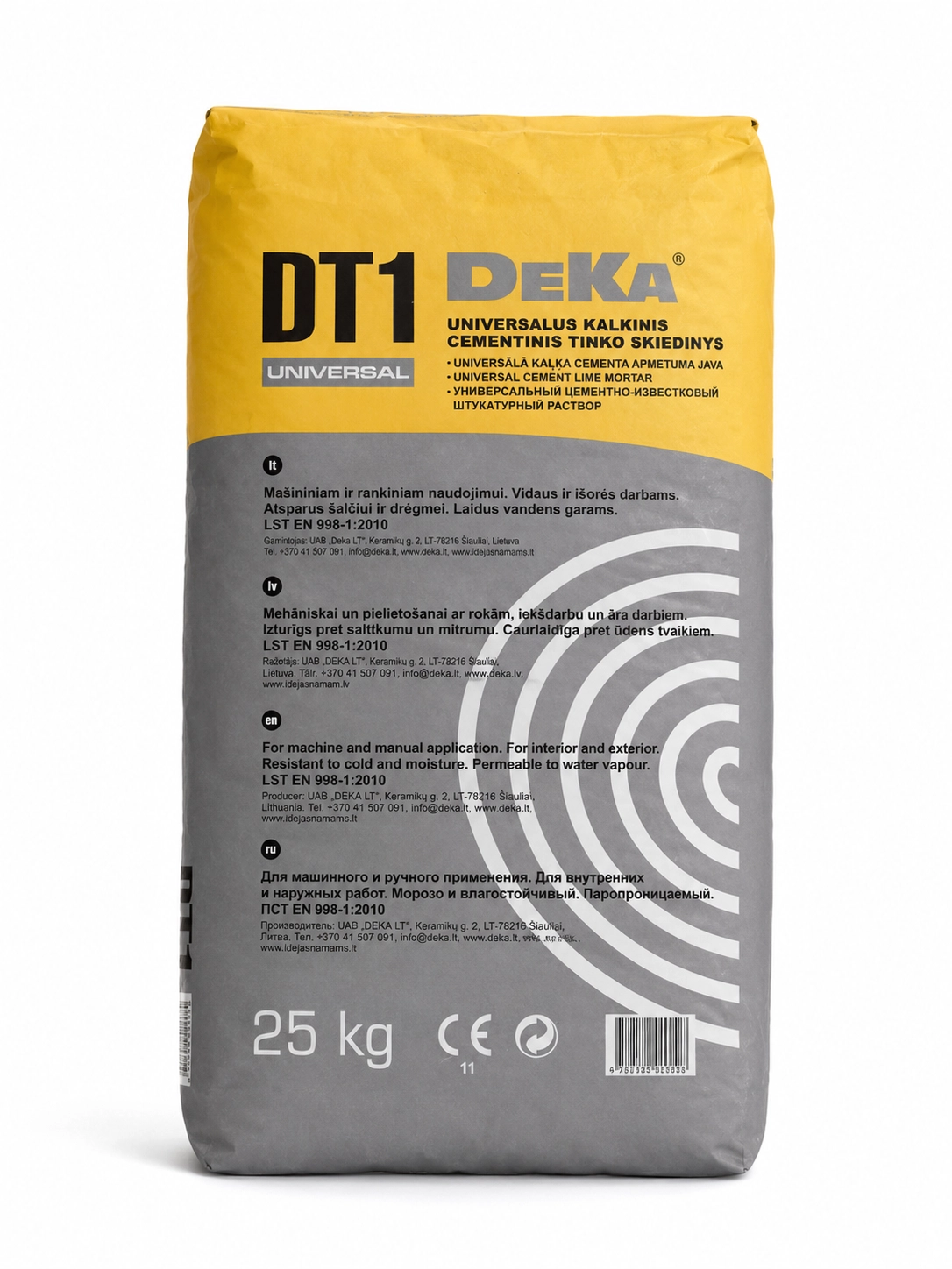 TINKAS CEMENTINIS-KALKINIS DEKA DT125KG