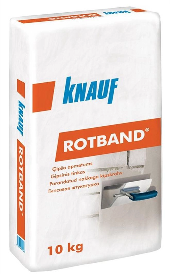 KNAUF ROTBAND tinko aplikavimas ant betoninio paviršiaus su glaistykle