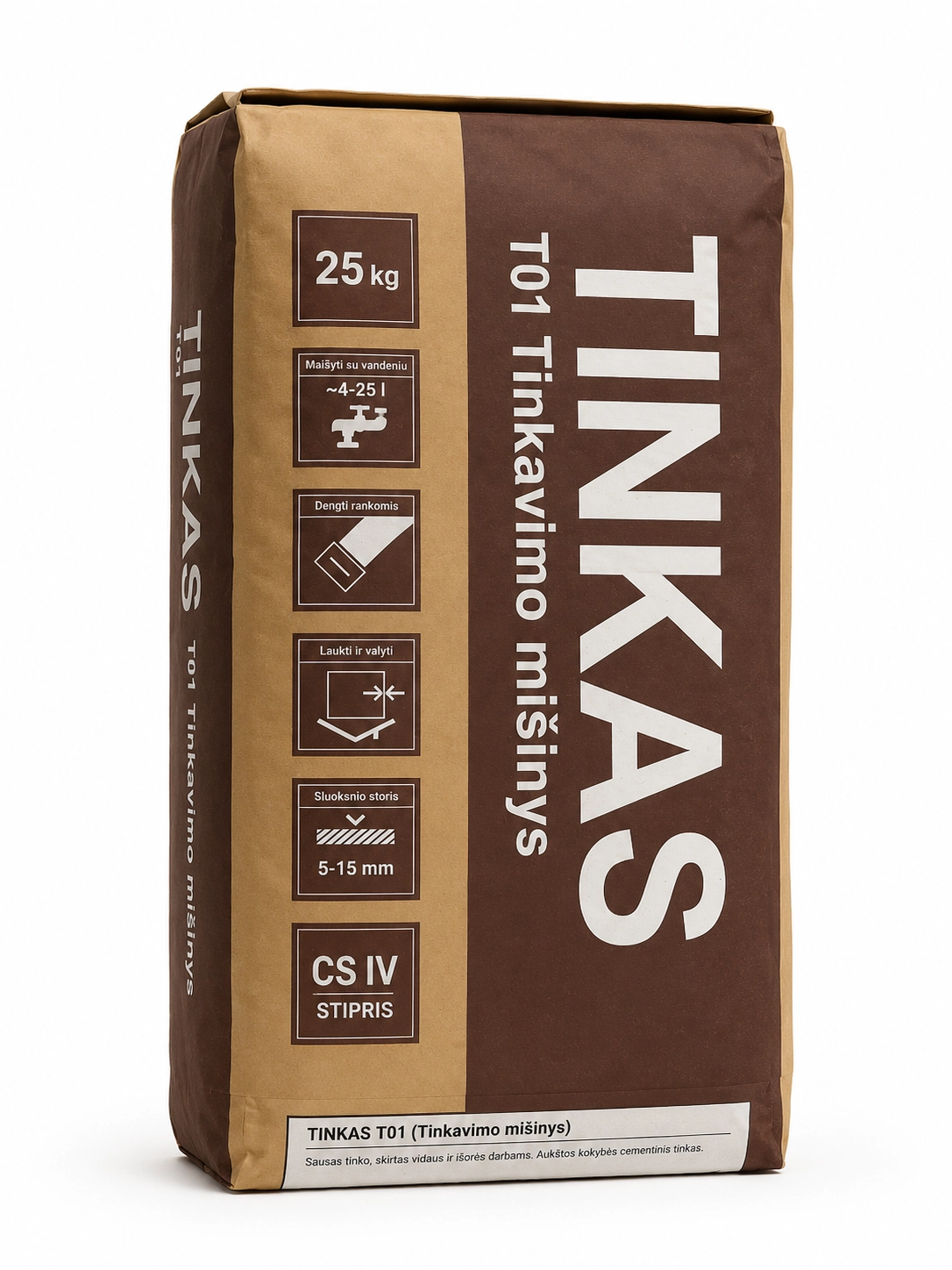 TINKO MIŠINYS CEMENTINIS KREISEL T01 25KG