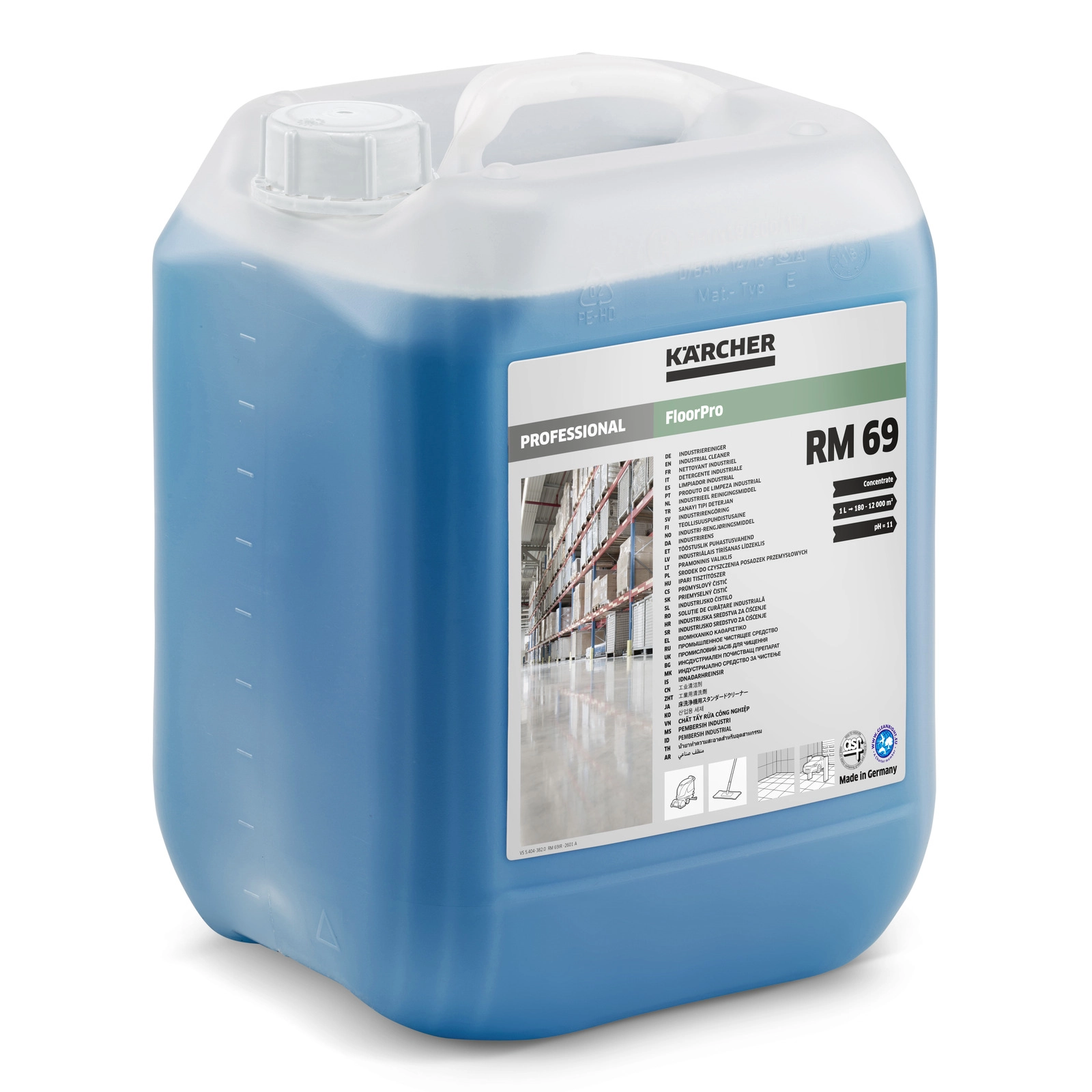 VALIKLIS GRINDŲ PRAMONINIS RM69* 10L KARCHER