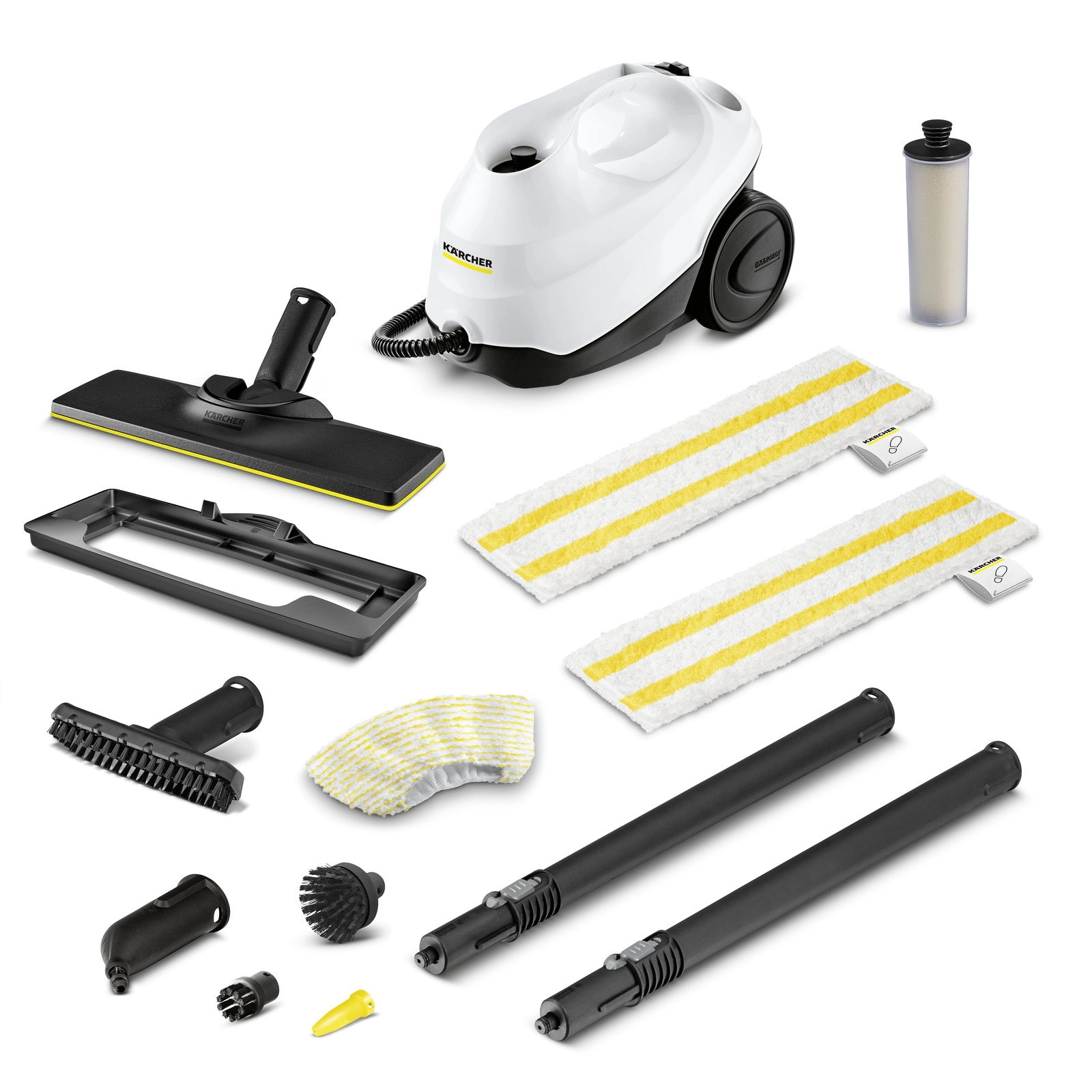 KARCHER SC 3 Easy Fix Plus garo valytuvas su priedais