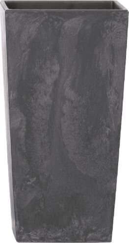 VAZONAS PLAST. 24CM URBI SQUARE BETON EFFECT ANTRACITO