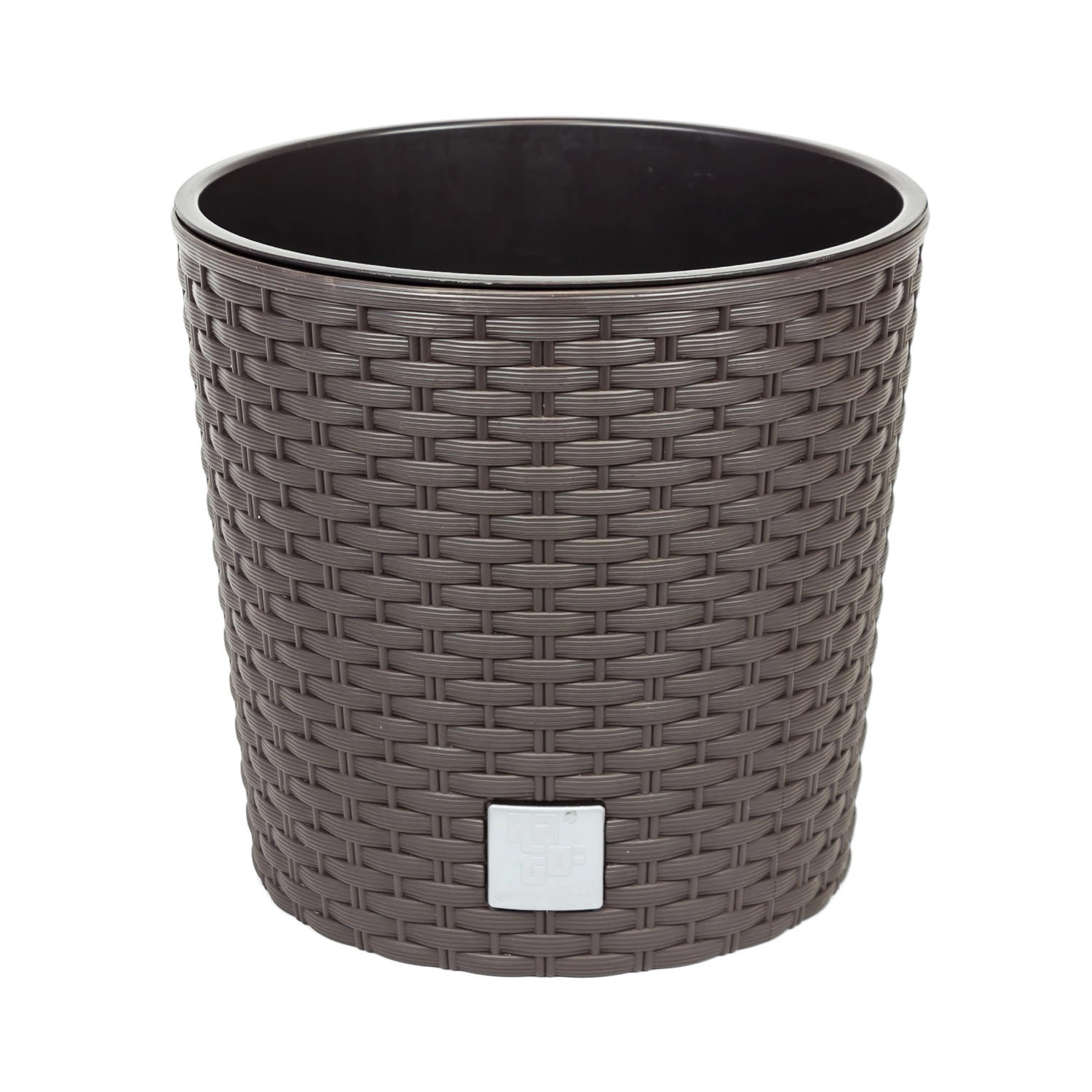 VAZONAS PLASTIKINIS 30CM RATO ROUND RUDAS