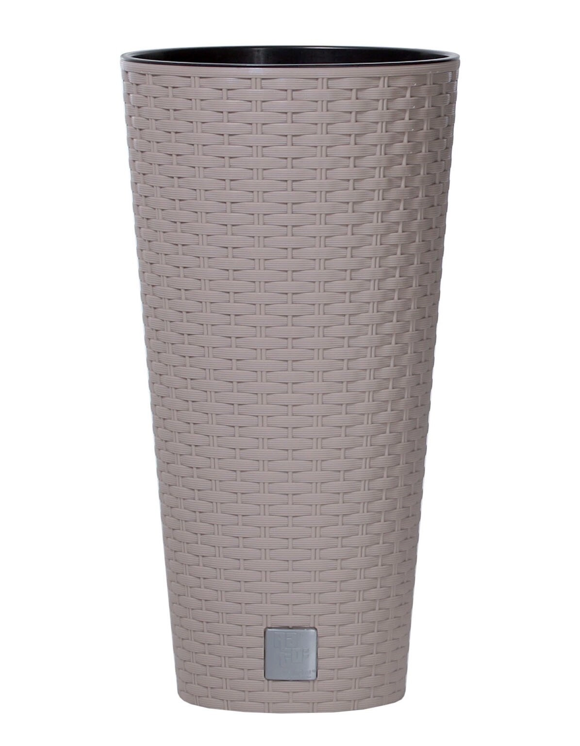 VAZONAS PLASTIKINIS 30CM RATO TUBUS MOCCA