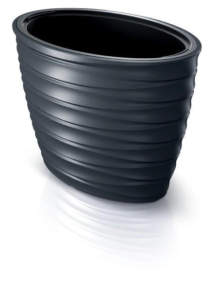 VAZONAS PLASTIKINIS 60CM. FREZE ANTRACITO SPALVOS