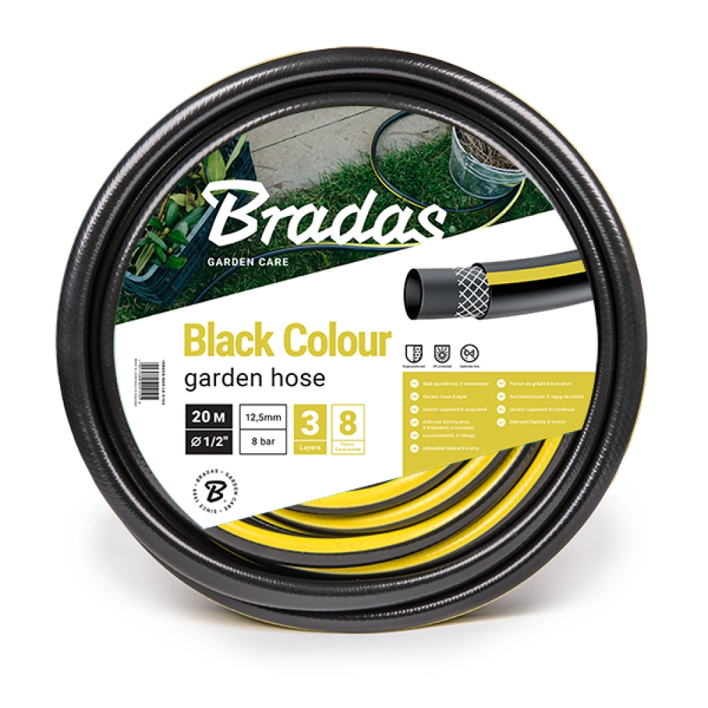 ŽARNA LAISTYMUI 1/2"-30M BLACK COLOUR