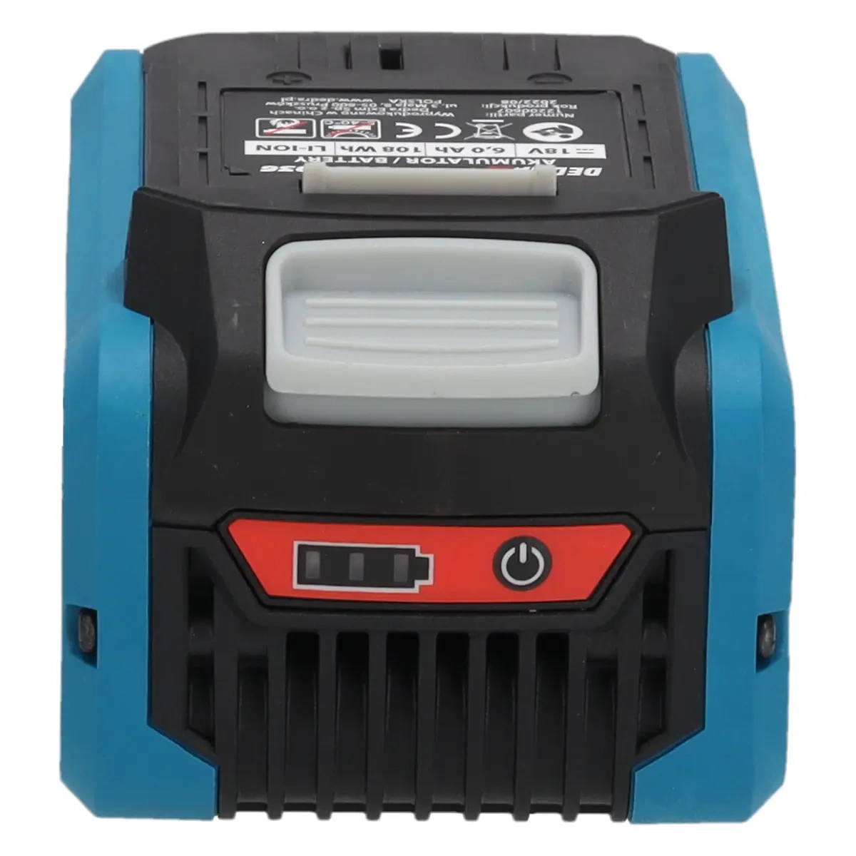 Ličio jonų akumuliatorius DEDRA 18V 6000mAh profesionaliems įrankiams