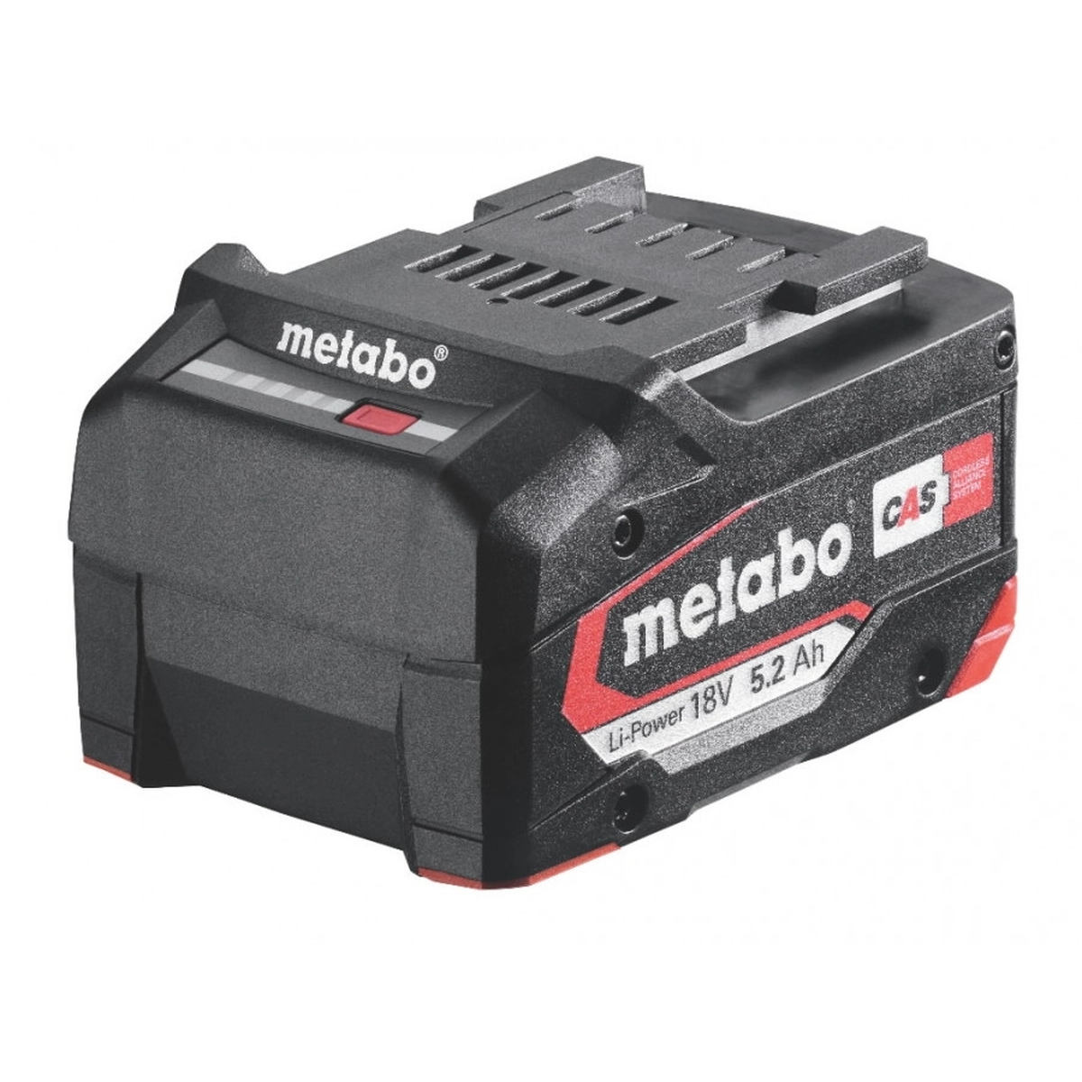 Metabo 18V 5.2Ah Li-ion Power Extreme akumuliatorius su Ultra-M technologija ir AIRCOOLED aušinimo sistema