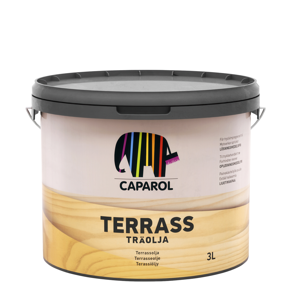 CAPAROL TERRASSOLJA 3L aliejus medinėms terasoms ir lauko konstrukcijoms