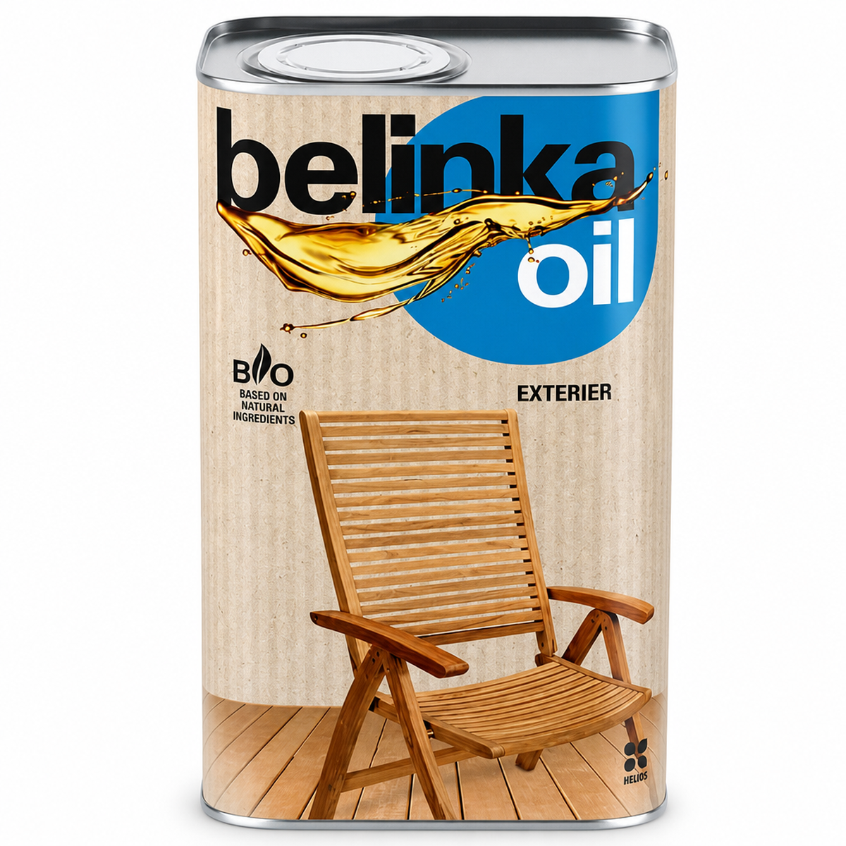 Belinka Oil Exterier 0.5L bespalvis aliejus medinėms terasoms ir lauko konstrukcijoms