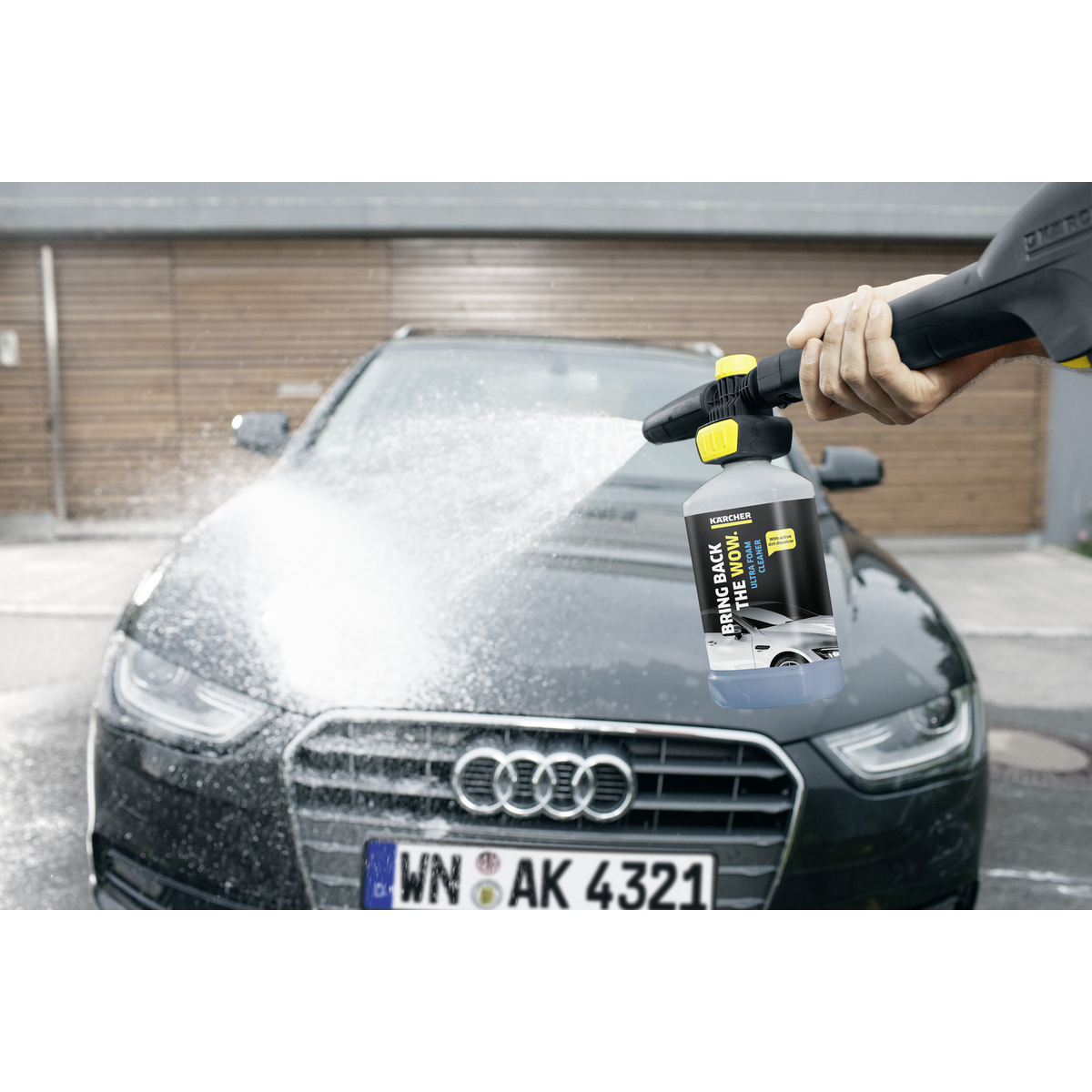 Kärcher FJ10 Connect 'n' Clean putų antgalis su plovikliu automobilio plovimui