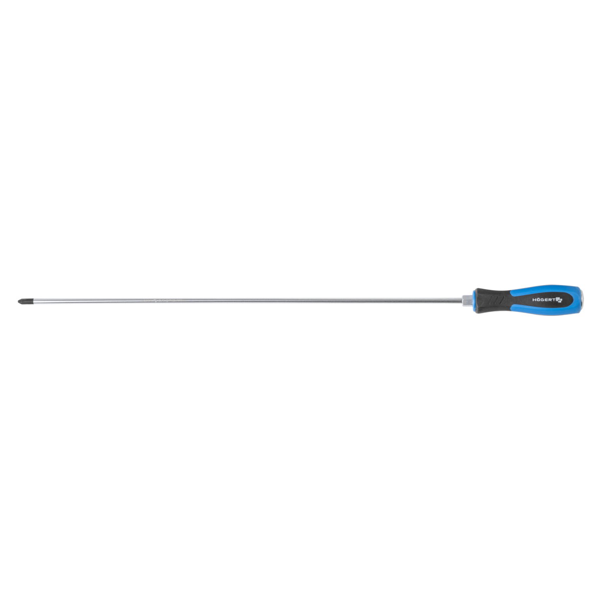 HOGER TECHNIK kryžminis atsuktuvas PH2 450mm su magnetiniu antgaliu ir S2 plieno darbo dalimi