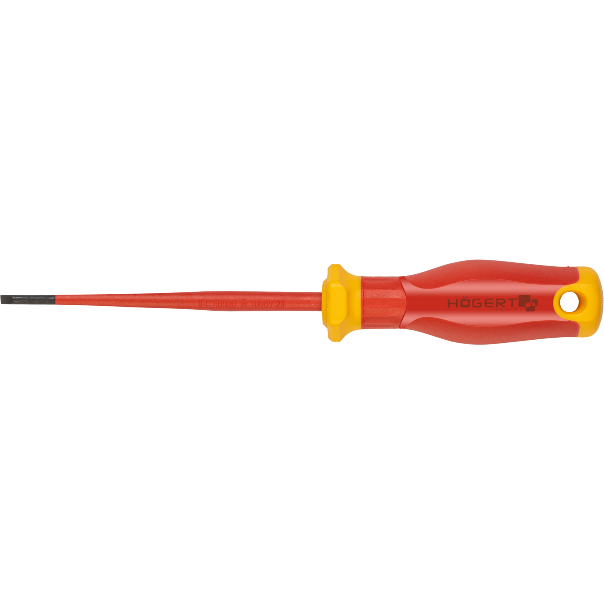 HOGER TECHNIK plokščias atsuktuvas HT1S960-1 SL3 100mm su 1000V izoliacija ir magnetiniu antgaliu
