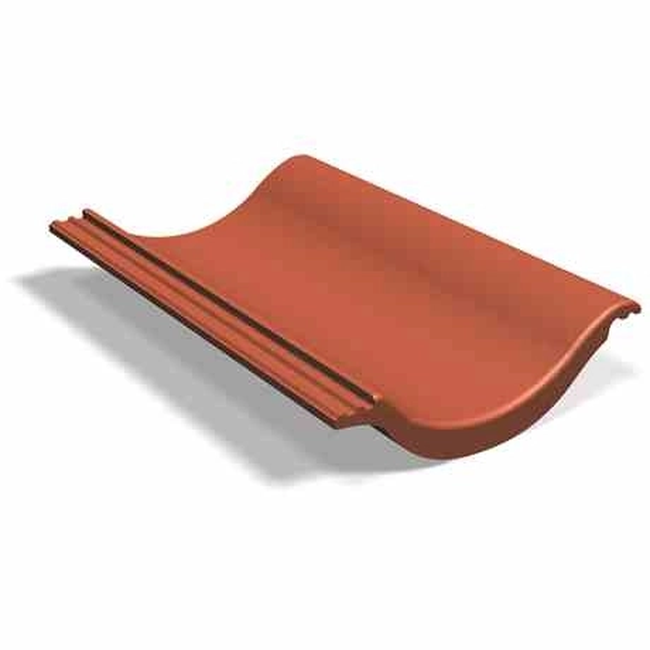Benders vienbangė betoninė čerpė su Benderit padengimu 420x280mm