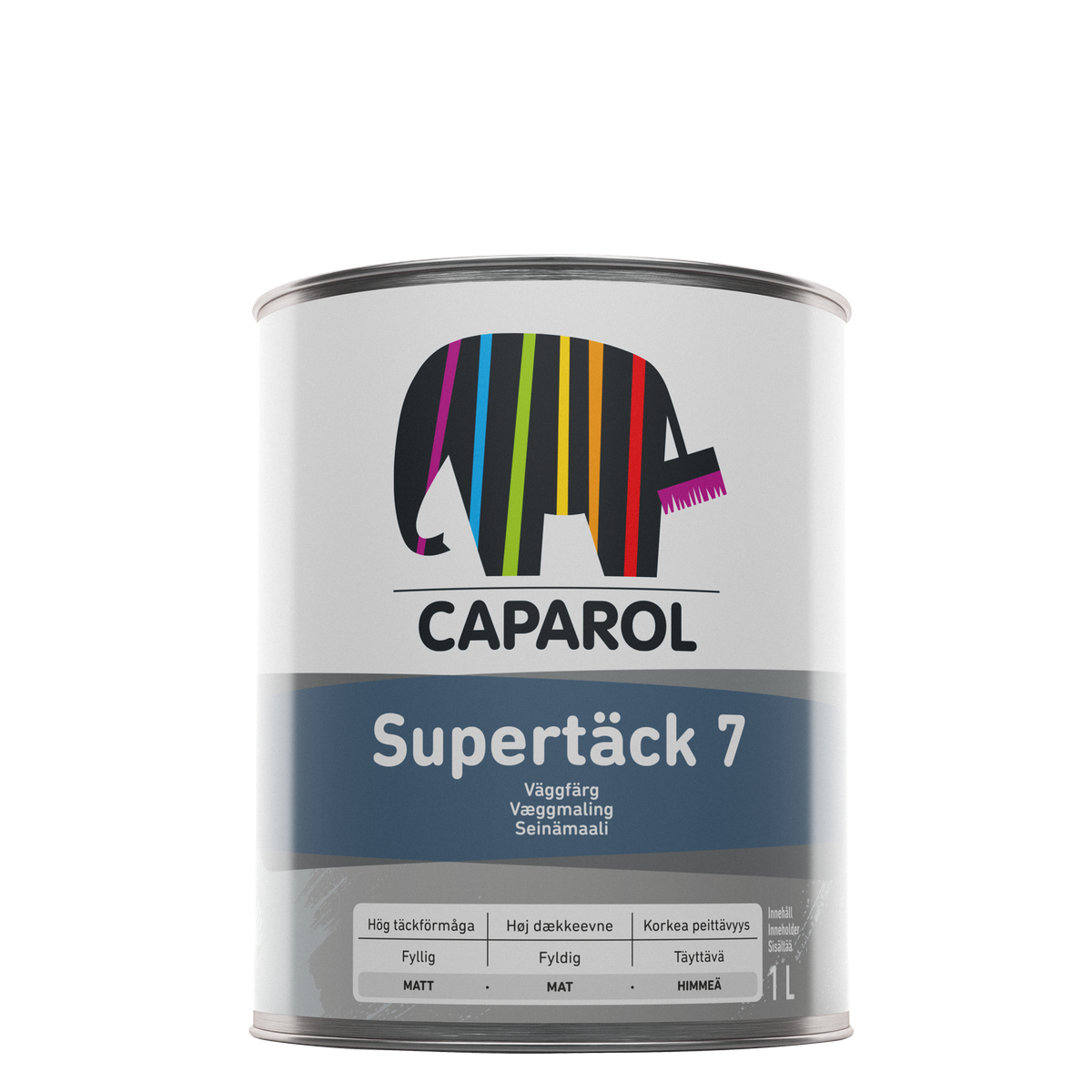 CAPAROL SUPERTACK 7 balti lateksiniai dažai sienoms 0.95L Base A