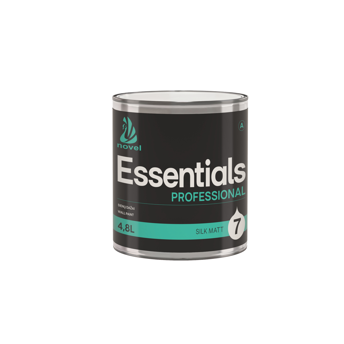 NOVEL ESSENTIALS PROFESSIONAL 7 matiniai dažai 4.8L sienų ir lubų dažymui su puikiu dengimu