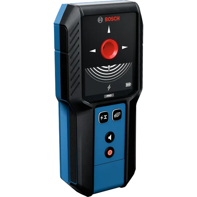 Bosch GMS 120-27 detektorius su aiškiu ekranu ir spalvine indikacija