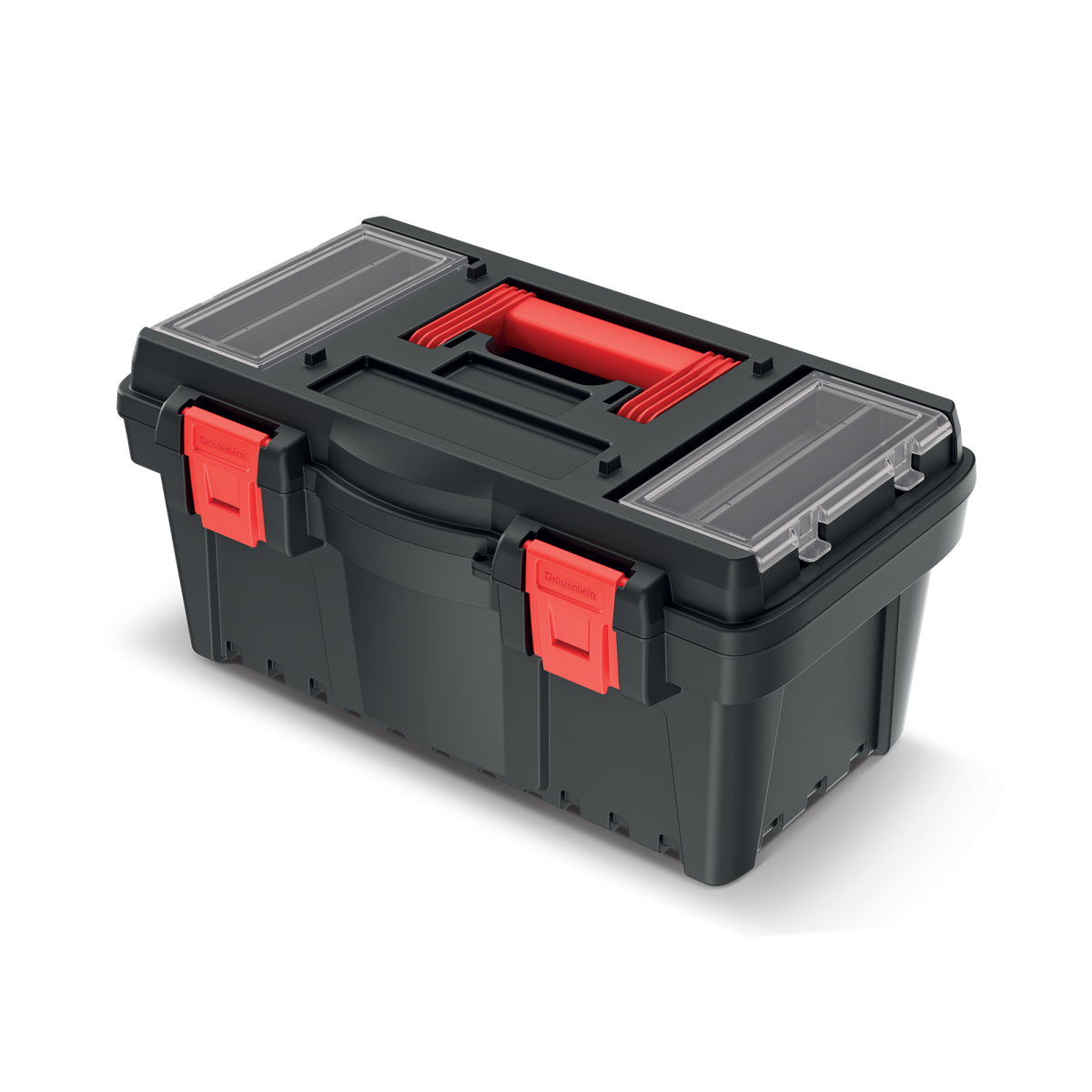 KISTENBERG DARK 50 KDR5025 įrankių dėžė su organizatoriais ir ergonomine rankena