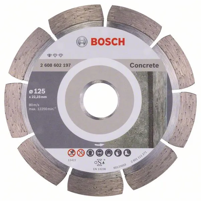 Bosch deimantinis pjovimo diskas 125mm betonui ir mūro medžiagoms