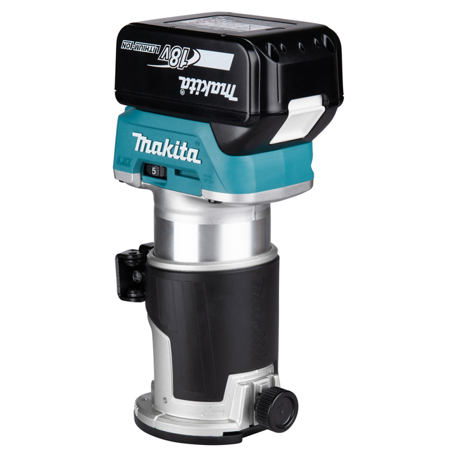 Makita DRT50Z freza aliuminio lydinio pagrindu tiksliam darbui